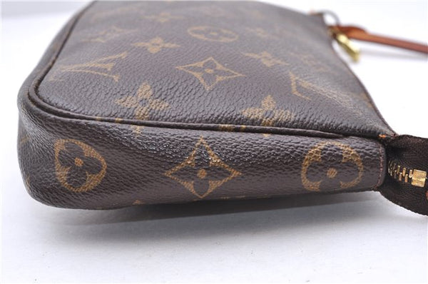 Authentic Louis Vuitton Monogram Pochette Accessoires Pouch M51980 LV 0432E