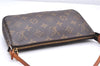 Authentic Louis Vuitton Monogram Pochette Accessoires Pouch M51980 LV 0432E