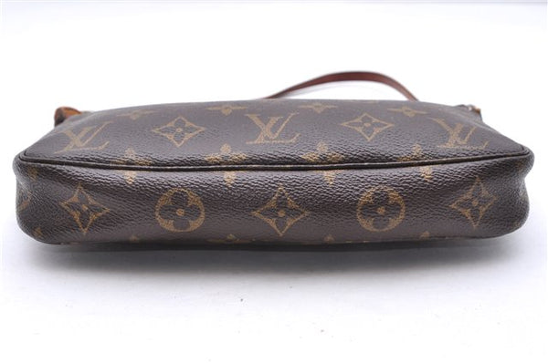 Authentic Louis Vuitton Monogram Pochette Accessoires Pouch M51980 LV 0432E