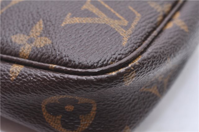 Authentic Louis Vuitton Monogram Pochette Accessoires Pouch M51980 LV 0432E