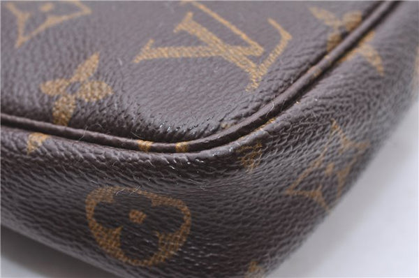 Authentic Louis Vuitton Monogram Pochette Accessoires Pouch M51980 LV 0432E