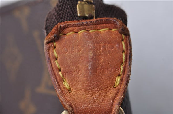 Authentic Louis Vuitton Monogram Pochette Accessoires Pouch M51980 LV 0432E