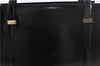 Authentic GUCCI Shoulder Hand Bag Leather Black 0433D