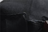 Authentic GUCCI Shoulder Bag Suede Leather Black 0436D