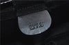 Authentic GUCCI Shoulder Bag Suede Leather Black 0436D