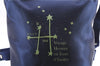 Authentic HERMES Sherpa Backpack to the Stars Exhibition 2000 Limited Navy 0437F