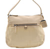 Authentic PRADA Nylon Tessuto Leather Shoulder Hand Bag Light Yellow 0439E