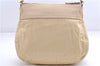 Authentic PRADA Nylon Tessuto Leather Shoulder Hand Bag Light Yellow 0439E