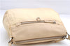 Authentic PRADA Nylon Tessuto Leather Shoulder Hand Bag Light Yellow 0439E