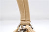 Authentic PRADA Nylon Tessuto Leather Shoulder Hand Bag Light Yellow 0439E
