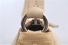Authentic PRADA Nylon Tessuto Leather Shoulder Hand Bag Light Yellow 0439E