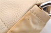 Authentic PRADA Nylon Tessuto Leather Shoulder Hand Bag Light Yellow 0439E