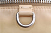 Authentic PRADA Nylon Tessuto Leather Shoulder Hand Bag Light Yellow 0439E