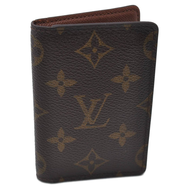 Authentic Louis Vuitton Monogram Organizer De Posh Card Case M61732 LV 0440D