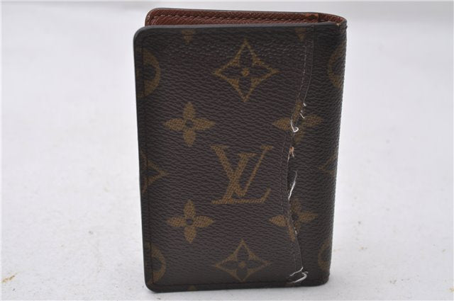Authentic Louis Vuitton Monogram Organizer De Posh Card Case M61732 LV 0440D