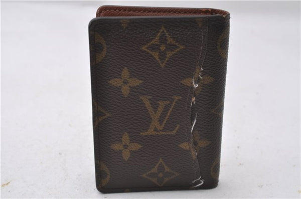 Authentic Louis Vuitton Monogram Organizer De Posh Card Case M61732 LV 0440D