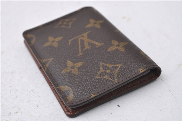 Authentic Louis Vuitton Monogram Organizer De Posh Card Case M61732 LV 0440D