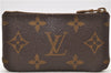 Authentic Louis Vuitton Monogram Pochette Cles Coin Case M62650 LV 0441D