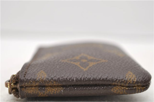 Authentic Louis Vuitton Monogram Pochette Cles Coin Case M62650 LV 0441D