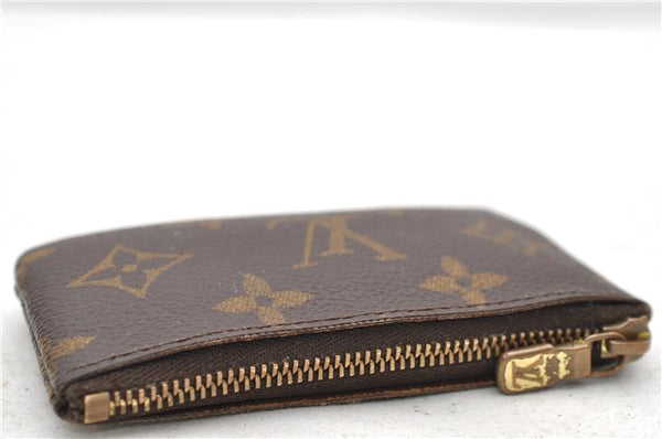 Authentic Louis Vuitton Monogram Pochette Cles Coin Case M62650 LV 0441D