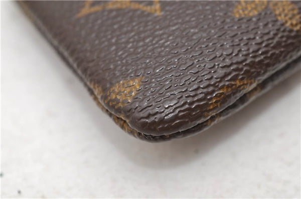 Authentic Louis Vuitton Monogram Pochette Cles Coin Case M62650 LV 0441D