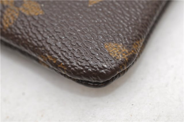 Authentic Louis Vuitton Monogram Pochette Cles Coin Case M62650 LV 0441D