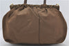 Authentic PRADA Nylon Tessuto Bow 2Way Shoulder Hand Bag Purse Brown Khaki 0442E
