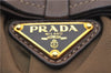 Authentic PRADA Nylon Tessuto Bow 2Way Shoulder Hand Bag Purse Brown Khaki 0442E