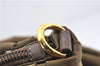 Authentic PRADA Nylon Tessuto Bow 2Way Shoulder Hand Bag Purse Brown Khaki 0442E