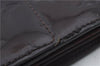 Auth Louis Vuitton Vernis Portefeuille Sarah Wallet Wine Red M93524 LV 0444D