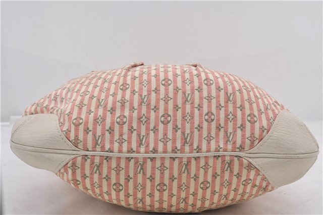 Auth Louis Vuitton Monogram Mini Lin Croisette Marina PM Hand Bag Pink LV 0444E