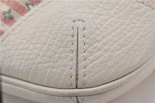 Auth Louis Vuitton Monogram Mini Lin Croisette Marina PM Hand Bag Pink LV 0444E