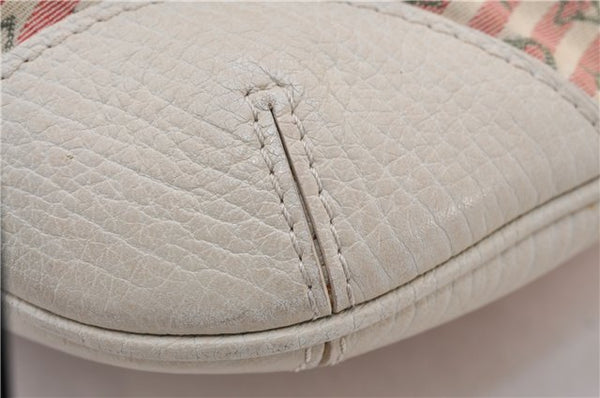 Auth Louis Vuitton Monogram Mini Lin Croisette Marina PM Hand Bag Pink LV 0444E