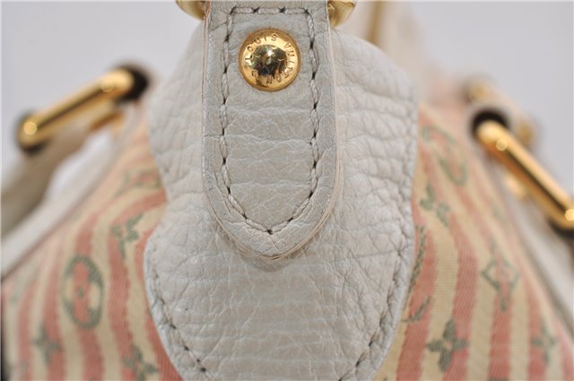 Auth Louis Vuitton Monogram Mini Lin Croisette Marina PM Hand Bag Pink LV 0444E