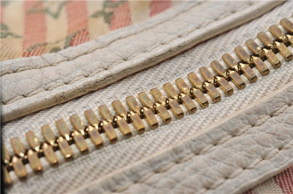 Auth Louis Vuitton Monogram Mini Lin Croisette Marina PM Hand Bag Pink LV 0444E