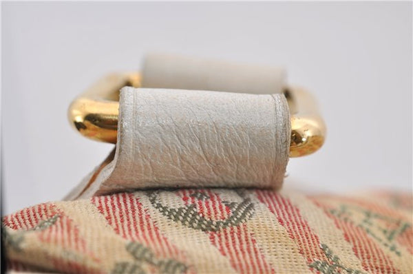 Auth Louis Vuitton Monogram Mini Lin Croisette Marina PM Hand Bag Pink LV 0444E