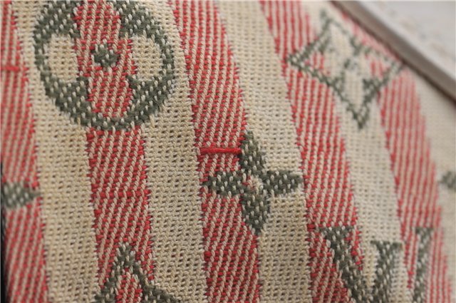 Auth Louis Vuitton Monogram Mini Lin Croisette Marina PM Hand Bag Pink LV 0444E