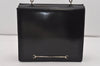 Authentic GUCCI Vintage Horsebit Shoulder Hand Bag Purse Leather Black 0444I
