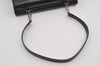 Authentic GUCCI Vintage Horsebit Shoulder Hand Bag Purse Leather Black 0444I