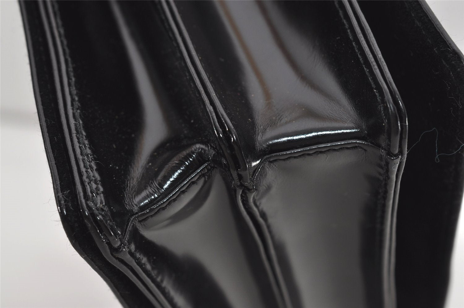 Authentic GUCCI Vintage Horsebit Shoulder Hand Bag Purse Leather Black 0444I