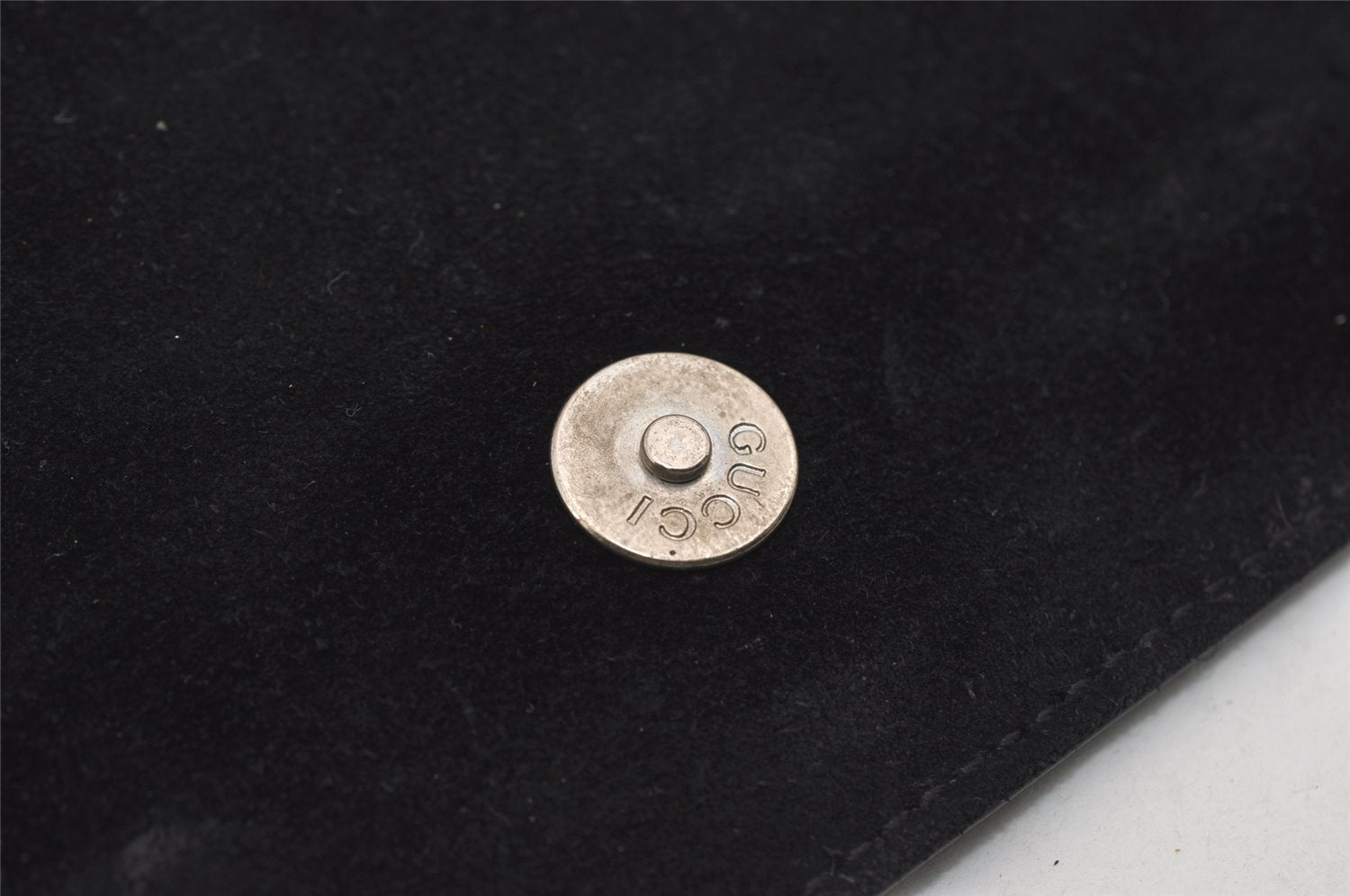 Authentic GUCCI Vintage Horsebit Shoulder Hand Bag Purse Leather Black 0444I