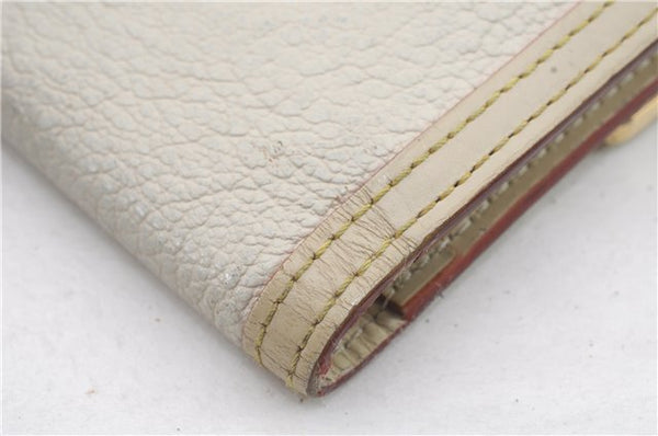 Auth Louis Vuitton Suhali Porte Tresor International Wallet M91839 White 0445D