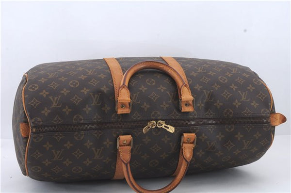 Authentic Louis Vuitton Monogram Keepall 50 Boston Bag M41426 LV 0448D