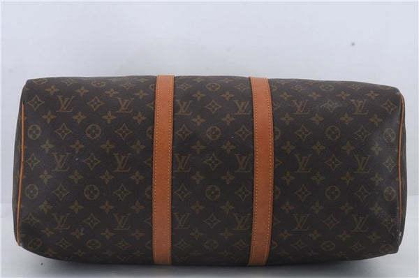 Authentic Louis Vuitton Monogram Keepall 50 Boston Bag M41426 LV 0448D