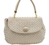 Authentic BOTTEGA VENETA Intrecciato Leather Shoulder Hand Bag Purse Ivory 0448E