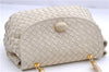 Authentic BOTTEGA VENETA Intrecciato Leather Shoulder Hand Bag Purse Ivory 0448E