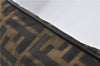 Authentic FENDI Vintage Zucca Shoulder Cross Body Bag Nylon Leather Brown 0449F