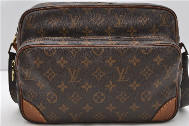 Authentic Louis Vuitton Monogram Nile Shoulder Cross Body Bag M45244 LV 0453D