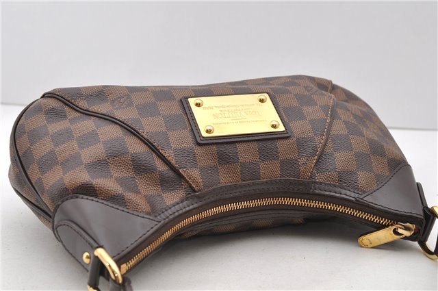 Authentic Louis Vuitton Damier Canvas Thames PM Shoulder Bag N48180 LV 0454D