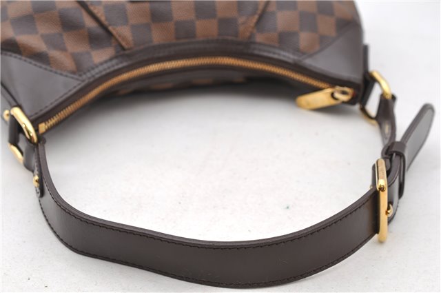 Authentic Louis Vuitton Damier Canvas Thames PM Shoulder Bag N48180 LV 0454D